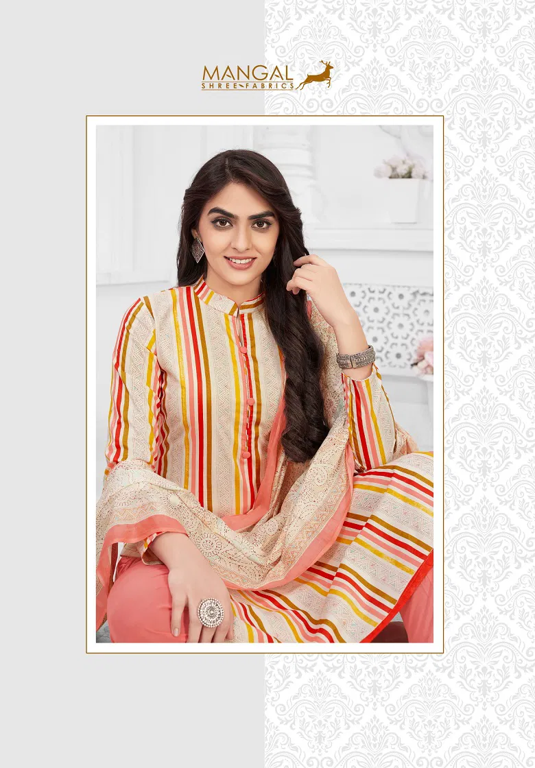 Mangal Shree Pashmina 4 Cotton Printed Casual Daily Wear Dress Material Collection